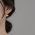 wholesale S925 Sterling Silver Line Butterfly Ear Clasps, Ins-style Sweet Design, Elegant Ear Accessories for Women M03666-0-1