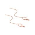 wholesale 18K Rose Gold & 9K Gold Moissanite Diamond Line Earrings for Women, Stylish Commuter Fashion, Ins Style Direct from Manufacturer-0-0