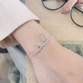 wholesale S925 Sterling Silver Korean Style Creative AB Chain Abacus Bead Auspicious Meaning Versatile Daily Bracelet for Women-0-3