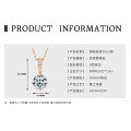 S925 Silver Classic Six-Claw D Color Moissanite 1 Carat Necklace-0-26
