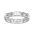 wholesale S925 sterling silver INS-style versatile women's ring with exquisite diamond-shaped round diamond embellishment and creative fashion design-0-5