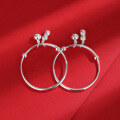 wholesale S999 Pure Silver Baby Full Moon Gift Unisex Infant Peanut Bell Bracelet Children's Jewelry Wholesale-0-2