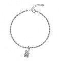 925 Silver Moissanite Rabbit Bracelet, Simple Women's Style, Live Factory Direct Sales on TikTok-0-3