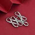 wholesale 925 Sterling Silver Infinity Symbol Charms, Plain Silver Handmade DIY Material Bracelet Connectors Wholesale from Manufacturers-0-0