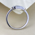 wholesale S925 Silver Fashion Geometric Ring, Trendy Sliding Stress-Relief Single Diamond Ring for Women Wholesale-0-3