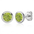S925 Sterling Silver Oval Emerald-Cut Stud Earrings for Fashionable Commuting-0-9