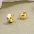 wholesale S925 Sterling Silver Gold-plated Vintage Minimalist Ear Clips For Women-0-5