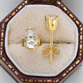 Sterling Silver Square Moissanite Stud Earrings for Women-0-13