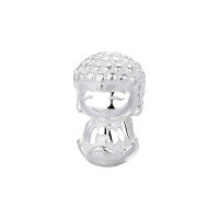 wholesale S925 Sterling Silver Cute Q Version Maitreya Buddha Adorable Series DIY Accessory Bracelet Ornament Direct Factory Wholesale-215PMB is about 1.6g Batch can be calculated based on silver weight