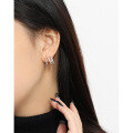 wholesale S925 Sterling Silver Korean Version Ins Minimalist Three-Layer Line Drop Earrings for Women-0-3
