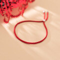 wholesale S925 Silver Nalan Women's Korean-style Braided Red String Single Strand Elegant Fashion Minimalist Literary Bracelet S4380-0-2