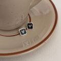 wholesale S925 sterling silver black drip enamel square heart earrings for women, new trendy sleep-friendly earrings-0-1