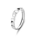 wholesale S925 Sterling Silver Original Design High-end Couple Rings Adjustable Plain Band Rings Valentine's Day Gift-0-63