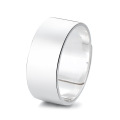 wholesale S925 Sterling Silver Minimalist Wide Band Smooth Ring European and American Cross-Border Fashion Versatile Commuter Index Finger Ring-0-6