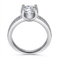 wholesale S925 Sterling Silver Cross-Border Bestseller Women's Bull Head Ring with Zircon Mix Wholesale Rings-0-2