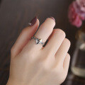 wholesale S925 Sterling Silver Retro Korean Style LOVE Letter Ring, Ins Creative and Versatile Index Finger Ring for Women-0-3