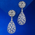 wholesale S925 Sterling Silver New Leaf Earrings, Small and Chic, Versatile for Daily Wear, Tassel Style-0-3