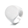 wholesale S925 silver fashion retro minimalist geometric unisex creative versatile design open ring-0-4