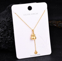 Sterling Silver Gilded Diamond-Cross Pikaxiou Pendant Necklace-S925 Sterling Silver YD1-0042 925 Silver