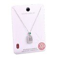 S925 Sterling Silver Hetian Jade Pendant Necklace, New Chinese Style Maitreya Buddha Locklace-0-3