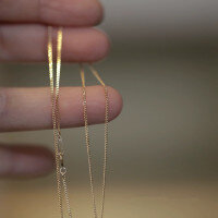 wholesale S925 Sterling Silver Super Sparkle Classic Versatile Side Collarbone Chain Minimalist Ultra-Thin Adjustable Plain Chain Y01921-S925 silver necklace gold 925 silver