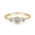 S925 Sterling Silver Moissanite Bubble Ring, Women's Light Luxury Minimalist Fashion Jewelry Wholesale-0-3