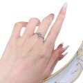wholesale S925 Silver Jewelry, Mu Jing Mini Bubble Ring with High Carbon Diamonds, Simple and Stylish Women's Ring for Live Streaming Wholesale-0-4