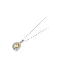 wholesale S925 sterling silver YaXi necklace for women, versatile and uniquely designed with a vintage-inspired water drop pendant, a chic collarbone chain accessory, perfect as a gift for your girlfriend-0-4