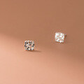 wholesale S925 sterling silver square crushed ice earrings, Korean-style fashionable and versatile, ins-style niche ear accessories M05338-0-3