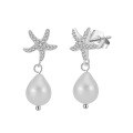 wholesale GPE Collection S925 Sterling Silver European and American Cross-Border Exquisite Earrings, Natural Freshwater Pearl Stud Earrings Wholesale-0-160