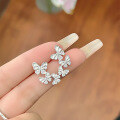 wholesale S925 Sterling Silver Sweet and Elegant Butterfly Earrings for Women, Exquisite Small Butterfly Ear Studs, Unique and Trendy Design with a Sophisticated Touch-0-0