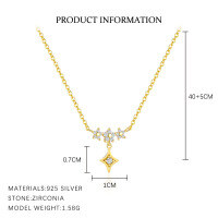 wholesale S925 Sterling Silver-A4006-Gold 925 Silver
