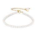 S925 Sterling Silver Simple Natural Freshwater Pearl Bracelet for Women-0-36
