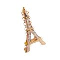 wholesale S925 Sterling Silver Red Elk Full Body Eiffel Tower Necklace for Women, Small and Unique, Versatile Pendant, Light Luxury and Easy to Match-0-4