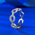wholesale S925 Silver Zhuo Zhifan New Season Row Ring Women'sIns Style Ring Band-0-1