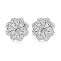 wholesale S925 Sterling Silver European and American Designer Butterfly Earrings Amazon Best-Seller Tassel Heart Love Earrings High-End Feel-TLED164 925 silver