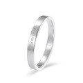wholesale S999 solid silver minimalist plain closed ring for women, small batch design, new trendy personalized sterling silver band-0-8