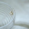 wholesale 9K Gold Pearl Ear Hook New Trendy Earrings Simple and Small Design Elegant and Retro-0-3