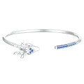 wholesale 【Bfirst】S925 Silver Bracelet for Women, Silver Nine-Colored Deer Bangle Jewelry Wholesale-0-4
