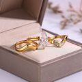 wholesale S925 Silver Set of Three Marquise Moissanite Ring Set, Hot Selling Wholesale on Independent Websites-0-2