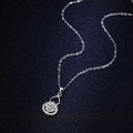 Sterling Silver Pendant with 1-Carat Moissanite Classic Gourd Necklace Live Stream Supply-0-0