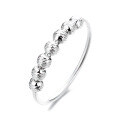 wholesale S925 Sterling Silver European and American Ballpoint Pen Irregular Ring Set Stress Relief Ring Closed Adjustable Ring for Women-0-6