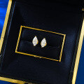 wholesale S925 silver jewelry 4*8mm mini marquise stud earrings trendy piece for cross-border AliExpress-0-3