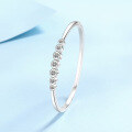 wholesale S925 Sterling Silver New Moissanite Bracelet for Women, Fashion Minimalist Versatile Wristband Ready-to-Ship Wholesale-0-1