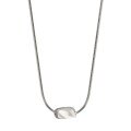 wholesale 925 Silver Maker's Small Bead Necklace for Women, Ins Minimalist Versatile Niche Short Chain Trendy Snake Bone Collarbone Chain-0-4
