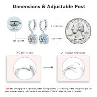 S925 Sterling Silver Minimalist Dual-Wear Ear Studs, Ins Style-Style W [Clearance Sale with Free Shipping] 1ct  925 Silver