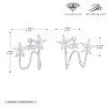 wholesale 925 Sterling Silver Floral Ear Cuff For Women-0-4