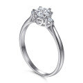 wholesale 925 Sterling Silver Amazon Best-Seller Creative Hot-Selling Foreign Trade Jewelry Index Finger Ring for Women, Diamond-Inlaid Fashion Wedding Ring-0-4
