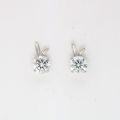 wholesale S925 Sterling Silver Moissanite Bunny Stud Earrings Wholesale, Mini Simple Style Women's Earrings Wholesale-0-6