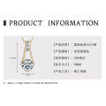 S925 Silver 3-Carat D Color Moissanite Teardrop Necklace Geometric Choker-0-12